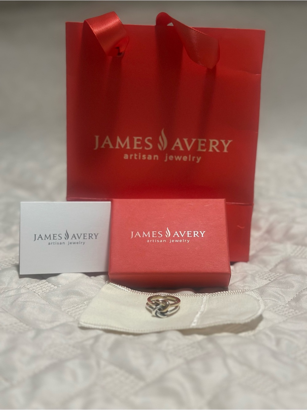James Avery Love Knot Ring - Gold, Silver - Picture 2 of 4
